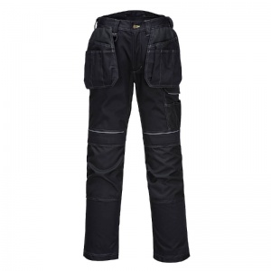 Portwest PW305 PW3 Black Tradesman-Style Holster Work Trousers